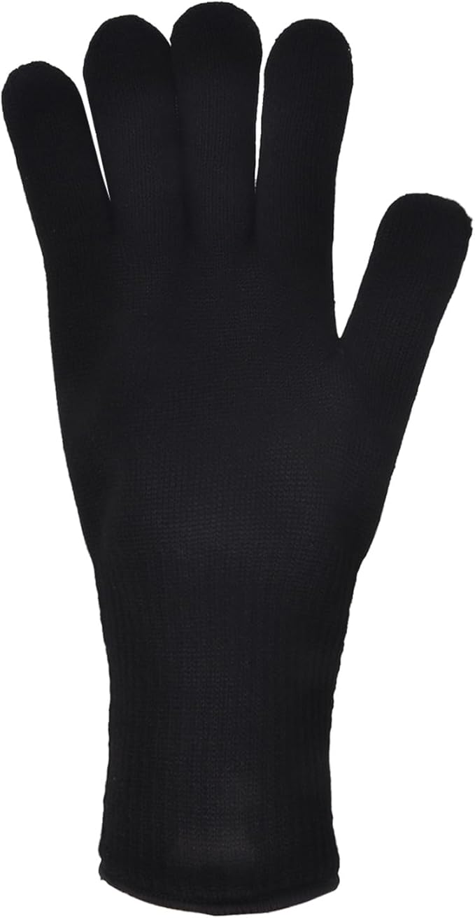 Super Heat-Resistant Grill Gloves, Heat-Resistant at 662 °F, Aramid Material for Hand Comfort, Cut-Resistant, wear-Resistant and Heat-Insulating, Beige
